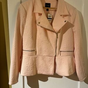 New With Tags: Thalia Sodi Blush Pink Textured Blazer